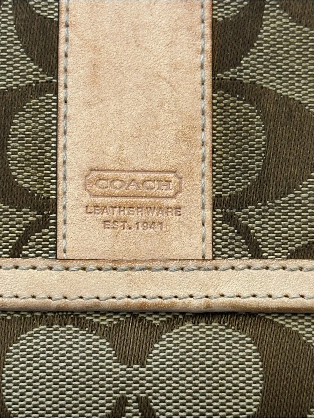 Coach classic canvas